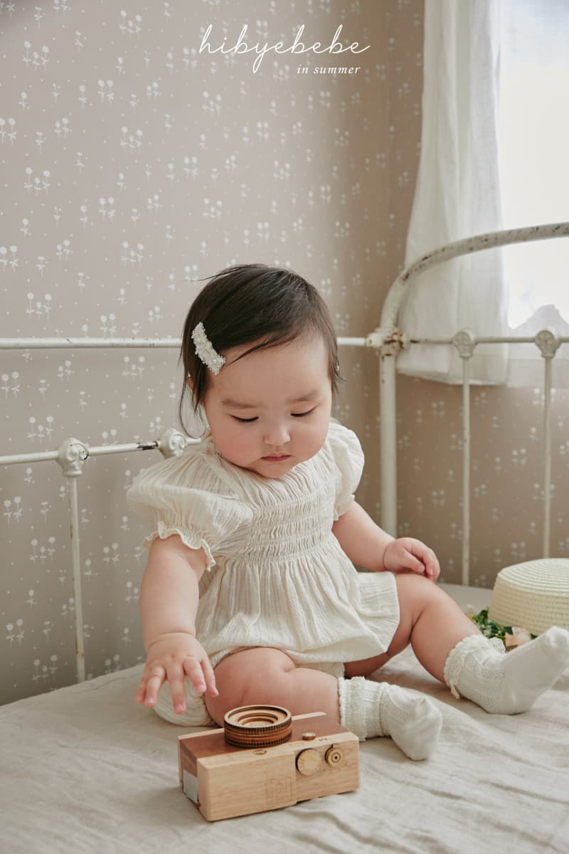 Hi Byebebe - Korean Baby Fashion - #babyfashion - Abegge Smocking Bodysuit