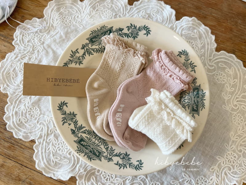 Hi Byebebe - Korean Baby Fashion - #babyfever - Lace Socks Set