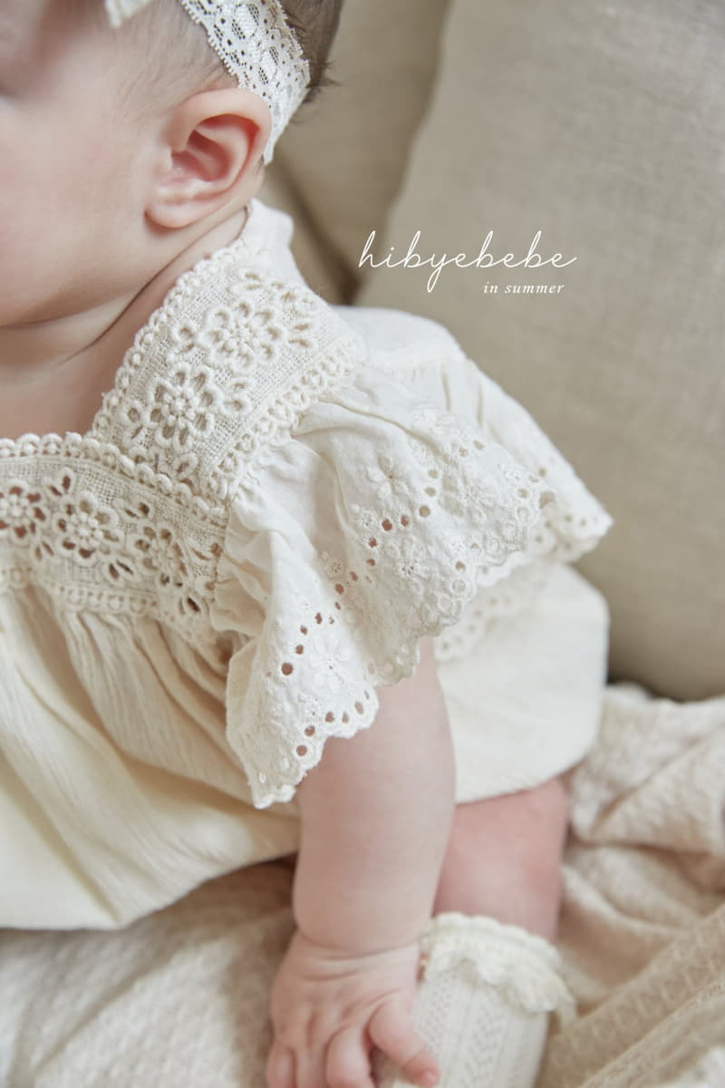 Hi Byebebe - Korean Baby Fashion - #babyfashion - Butterfly Lace Bodysuit - 4