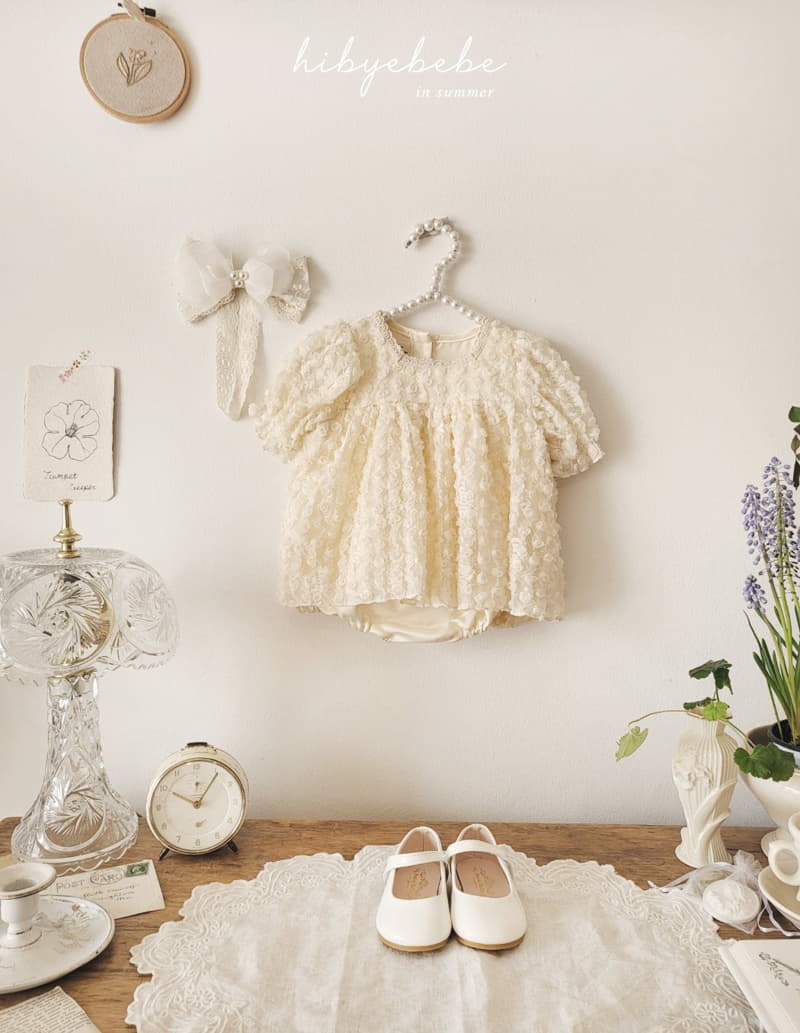 Hi Byebebe - Korean Baby Fashion - #babyfever - Gloria Lace Bodysuit - 12