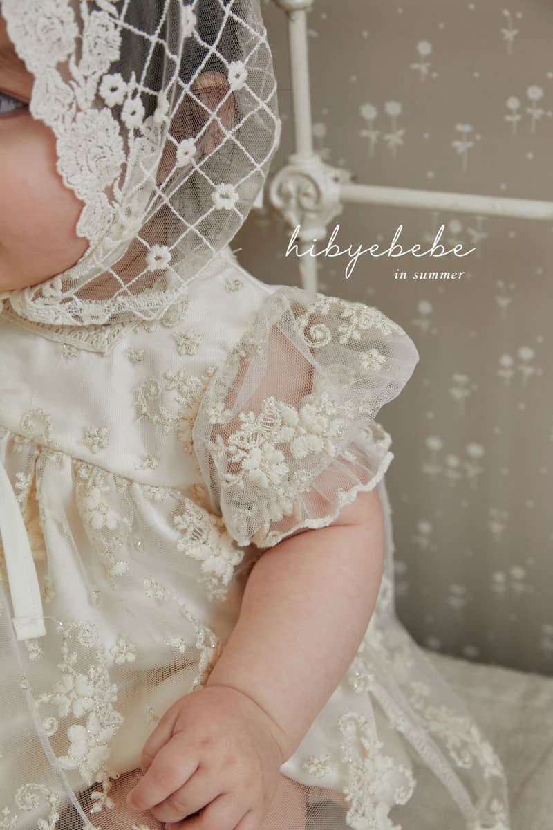 Hi Byebebe - Korean Baby Fashion - #babygirlfashion - Blossom Lace Bonnet - 3