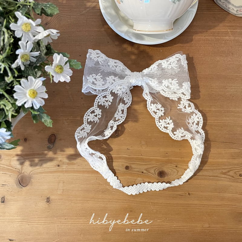 Hi Byebebe - Korean Baby Fashion - #babygirlfashion - Volume Lace Hairband - 2