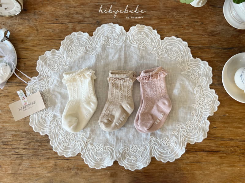 Hi Byebebe - Korean Baby Fashion - #babylifestyle - Lace Socks Set - 3