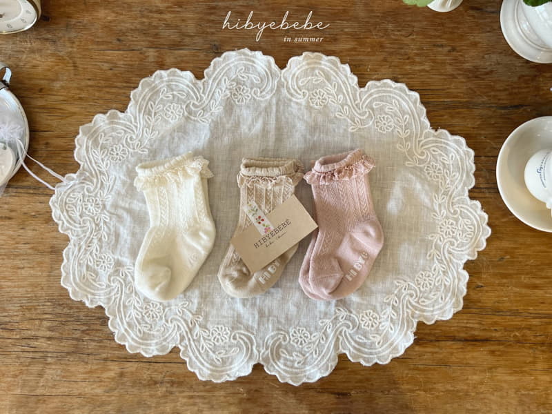 Hi Byebebe - Korean Baby Fashion - #babylifestyle - Lace Socks Set - 4