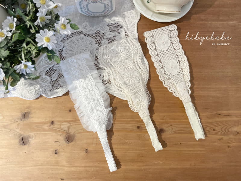 Hi Byebebe - Korean Baby Fashion - #babyoninstagram - Summer Lace Hairband Set - 2