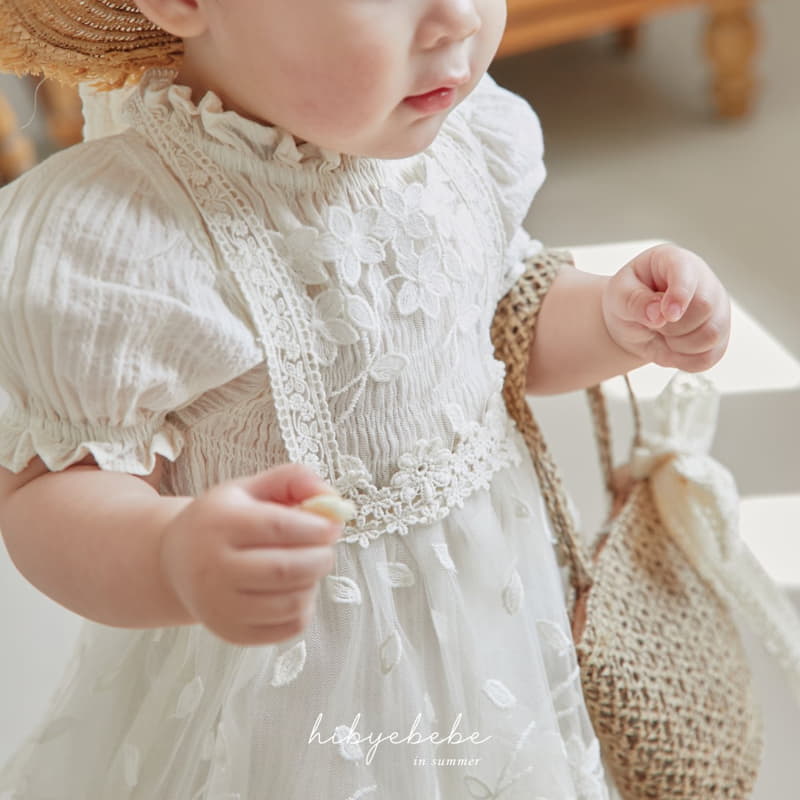 Hi Byebebe - Korean Baby Fashion - #babyootd - Lace Bustier - 4