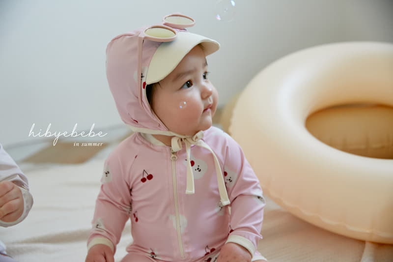 Hi Byebebe - Korean Baby Fashion - #babyoutfit - Animal Friends Swim Bodysuit with Hat - 10