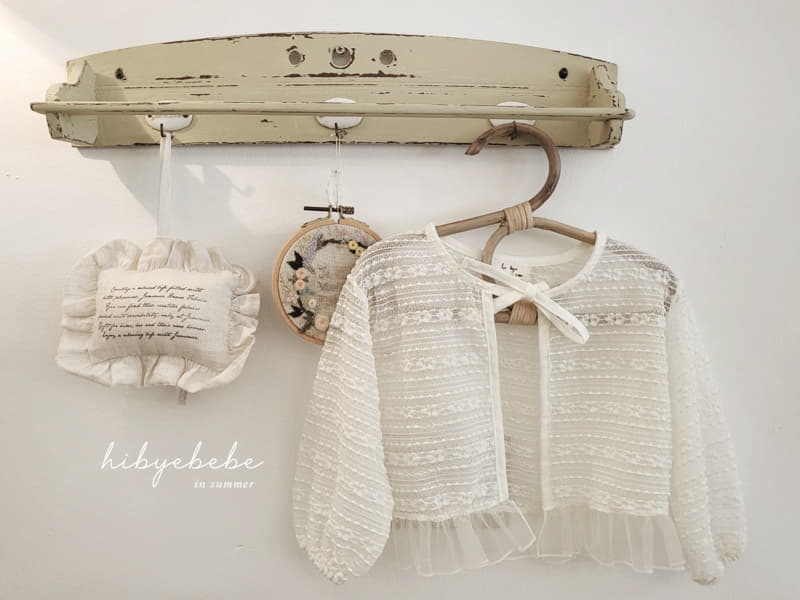 Hi Byebebe - Korean Baby Fashion - #onlinebabyshop - Lace Frill Cardigan - 11