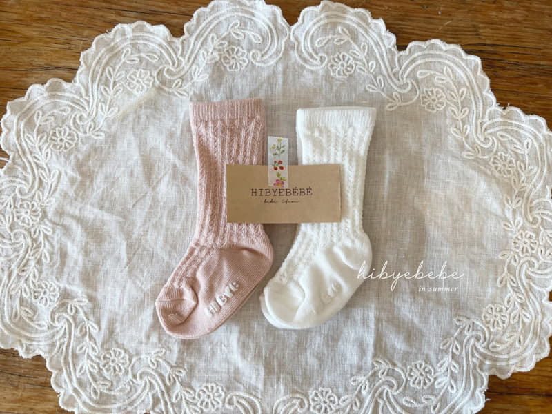 Hi Byebebe - Korean Baby Fashion - #onlinebabyshop - Scsi Knee Socks Set - 6