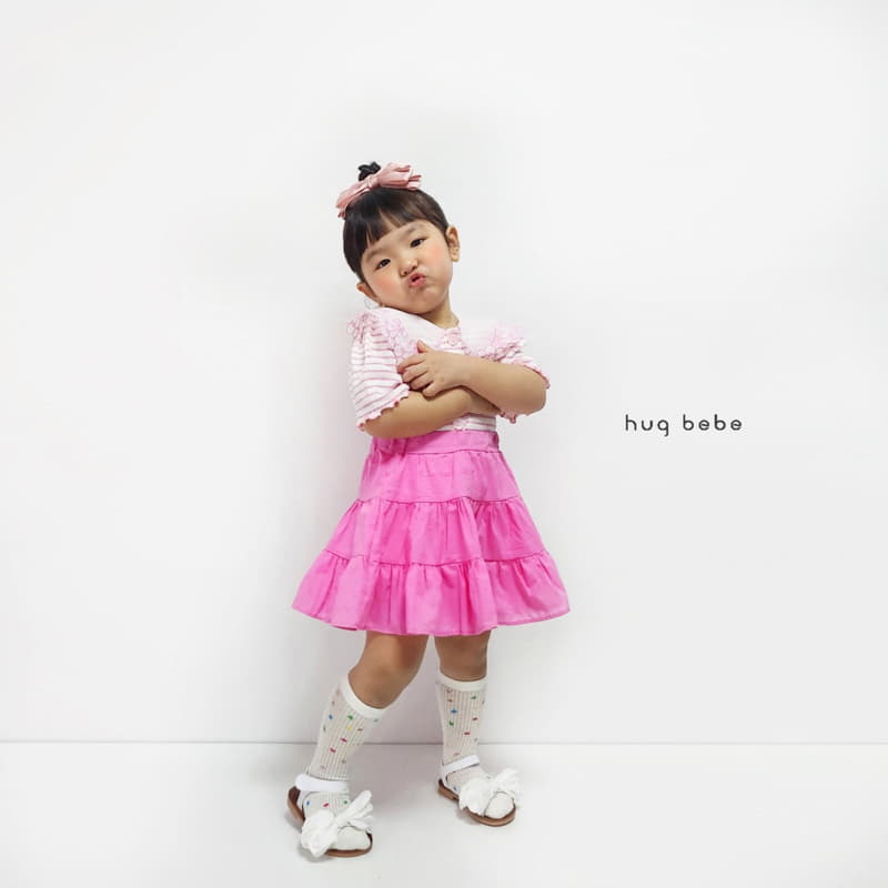 Hug Bebe - Korean Children Fashion - #Kfashion4kids - Sarlang Plare Skirt - 8