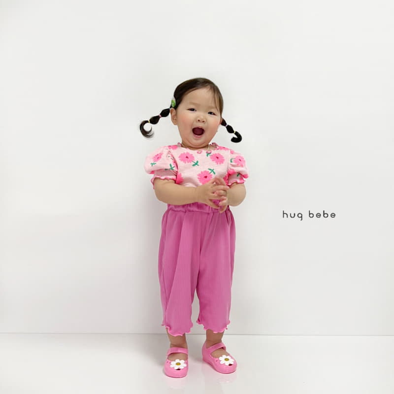 Hug Bebe - Korean Children Fashion - #childofig - Flower Puff Tee - 10