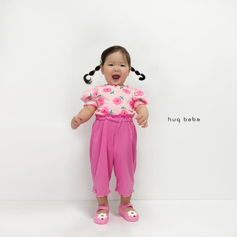 Hug Bebe - Korean Children Fashion - #childofig - Flower Puff Tee - 9