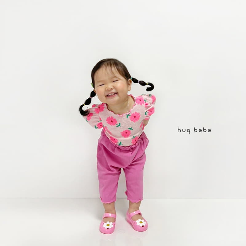 Hug Bebe - Korean Children Fashion - #childrensboutique - Flower Puff Tee - 11