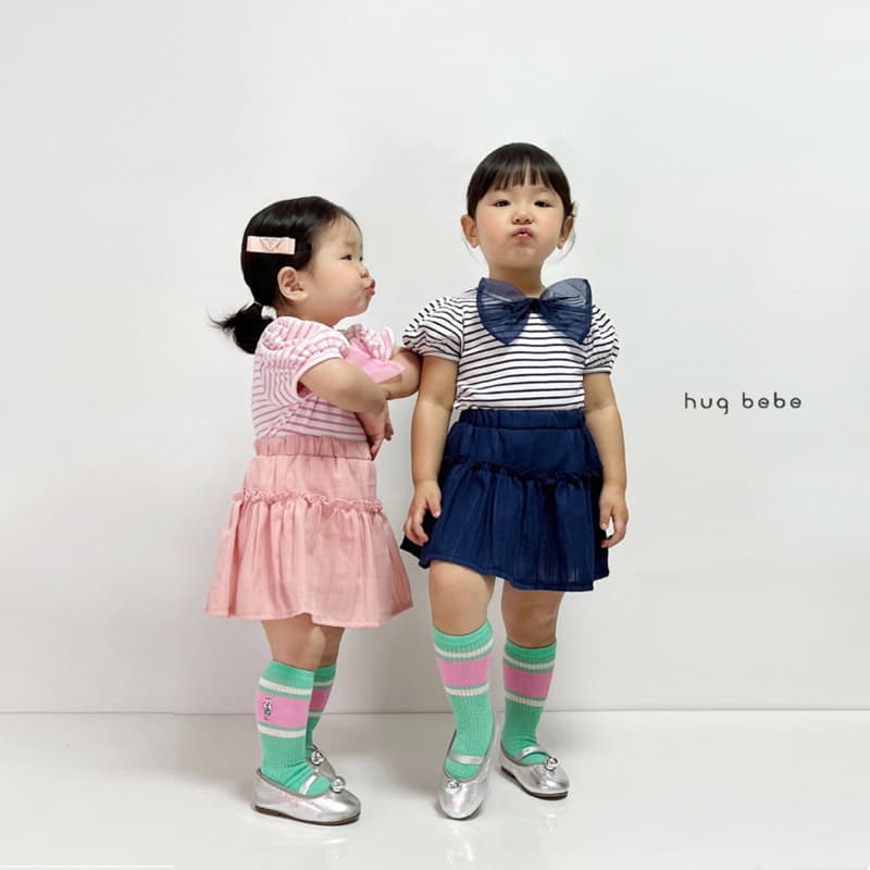 Hug Bebe - Korean Children Fashion - #discoveringself - Jacquard Frill Skirt - 7