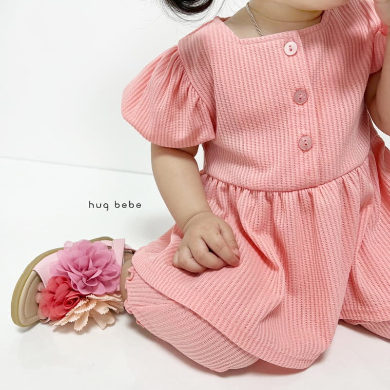 Hug Bebe - Korean Children Fashion - #discoveringself - Only U Top Bottom Set - 6