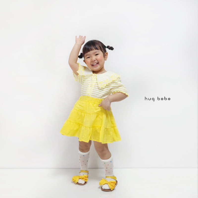 Hug Bebe - Korean Children Fashion - #discoveringself - Sarlang Plare Skirt - 3