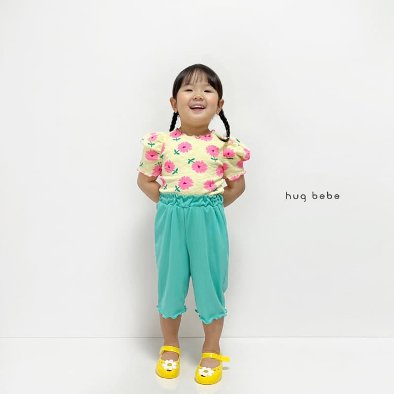 Hug Bebe - Korean Children Fashion - #magicofchildhood - Flower Puff Tee - 6