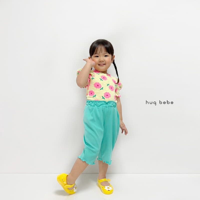 Hug Bebe - Korean Children Fashion - #minifashionista - Flower Puff Tee - 7