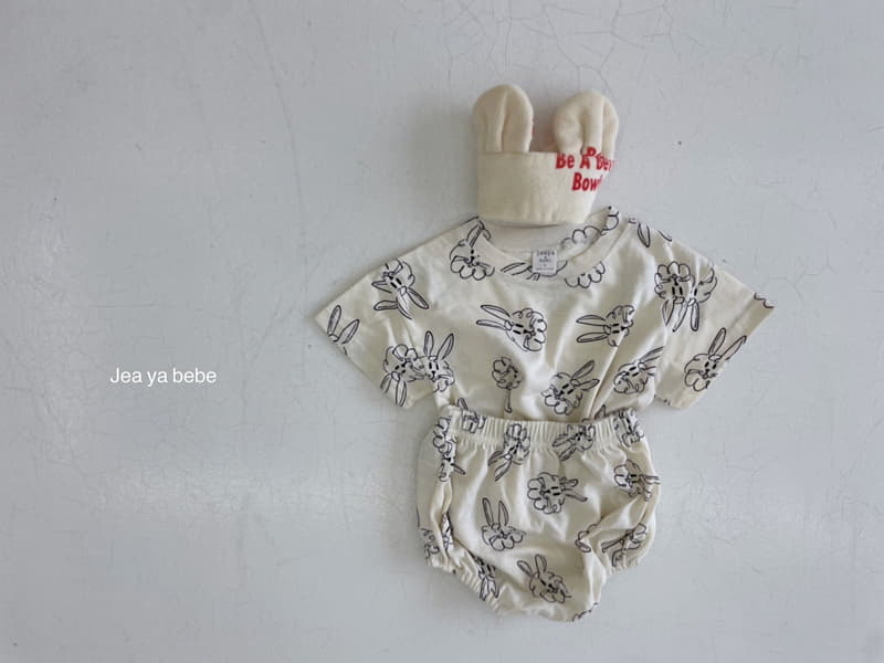 Jeaya & Mymi - Korean Baby Fashion - #babylifestyle - Rabbit Top Bottom Set