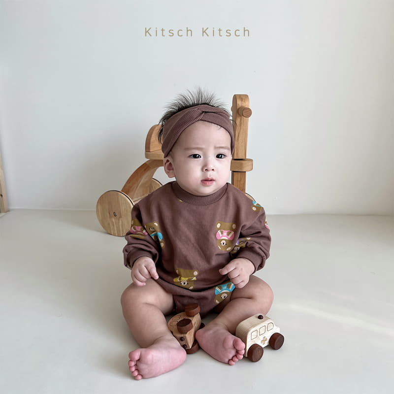 Kitsch Kitsch - Korean Baby Fashion - #babyoutfit - Sweet Happy Bodysuit - 10