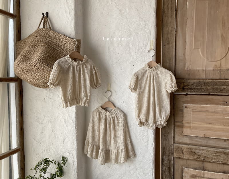 La Camel - Korean Baby Fashion - #babyootd - Berry Bodysuit - 5