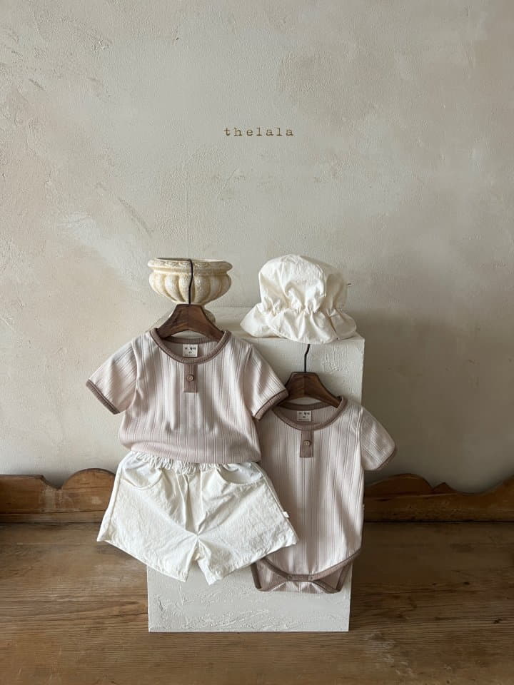 Lala - Korean Baby Fashion - #babyoutfit - Danjjak Bodysuit - 5