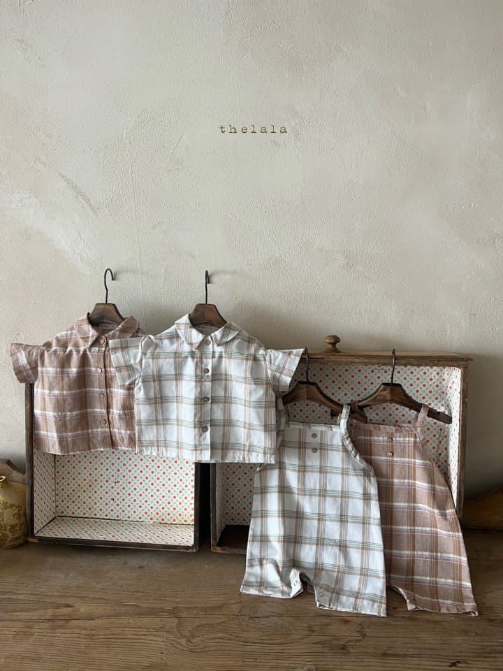 Lala - Korean Baby Fashion - #smilingbaby - Everyday Check Bodysuit - 2