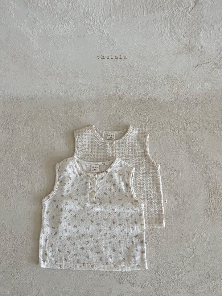 Lala - Korean Children Fashion - #designkidswear - Millo Sleeveless Tee - 10