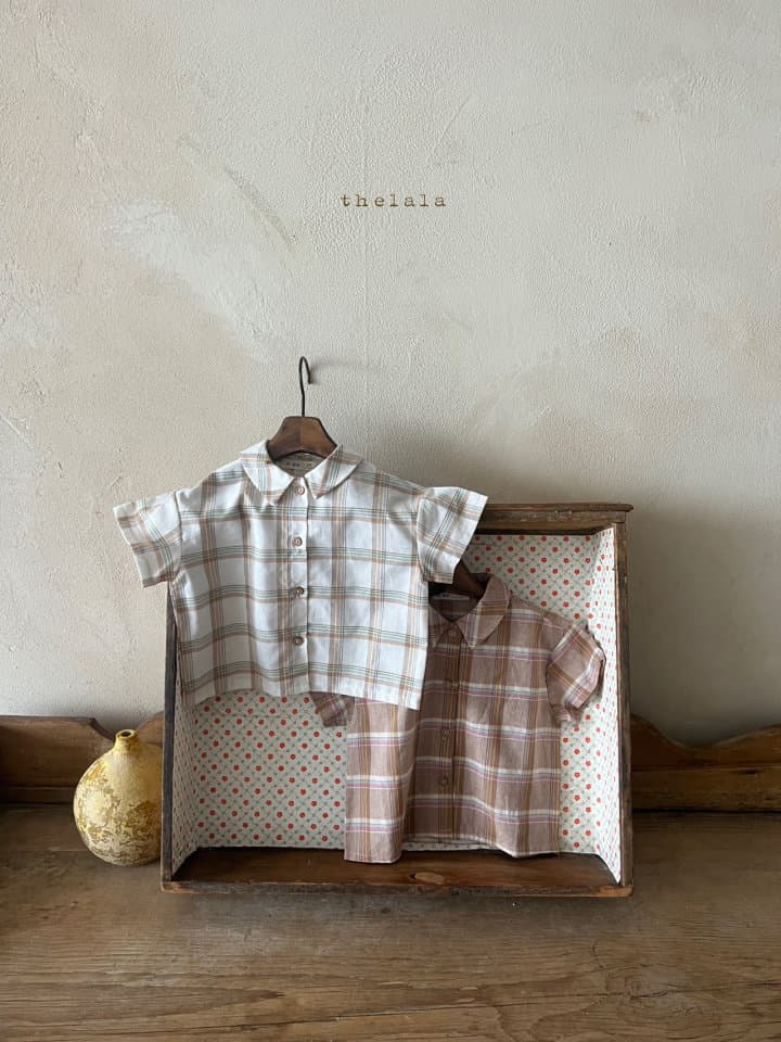 Lala - Korean Children Fashion - #fashionkids - Everyday Check Shirt - 7