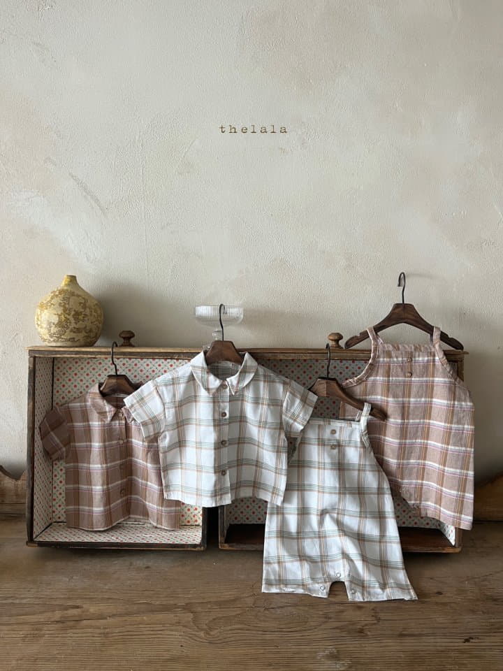 Lala - Korean Children Fashion - #stylishchildhood - Everyday Check Shirt - 2