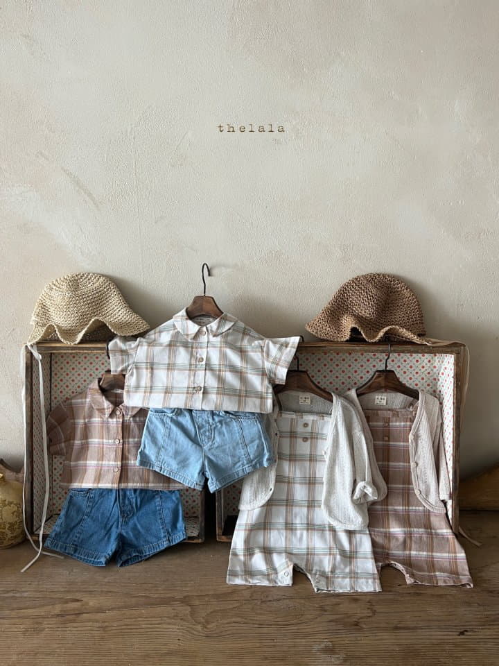 Lala - Korean Children Fashion - #toddlerclothing - Everyday Check Shirt