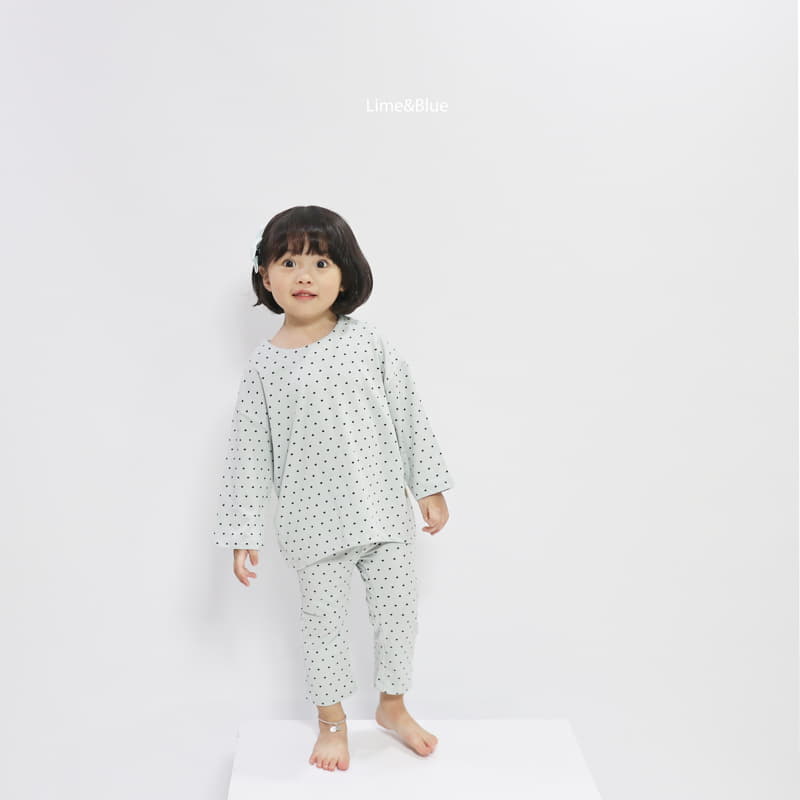 Lime & Blue - Korean Children Fashion - #childofig - Hear Best Family Easywear - 5