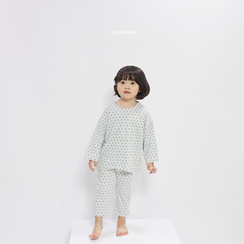 Lime & Blue - Korean Children Fashion - #childofig - Hear Best Family Easywear - 6