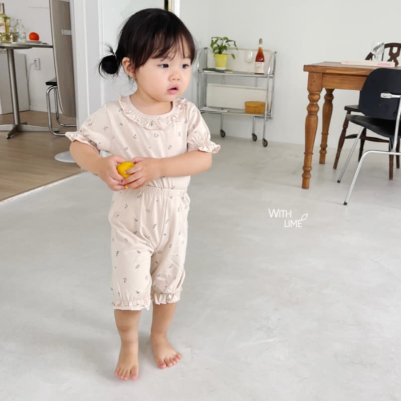 Lime & Blue - Korean Children Fashion - #childrensboutique - Organic Floral Easywear - 7