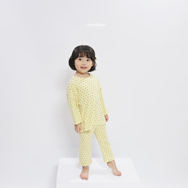 Lime & Blue - Korean Children Fashion - #kidsstore - Hear Best Family Easywear - 12