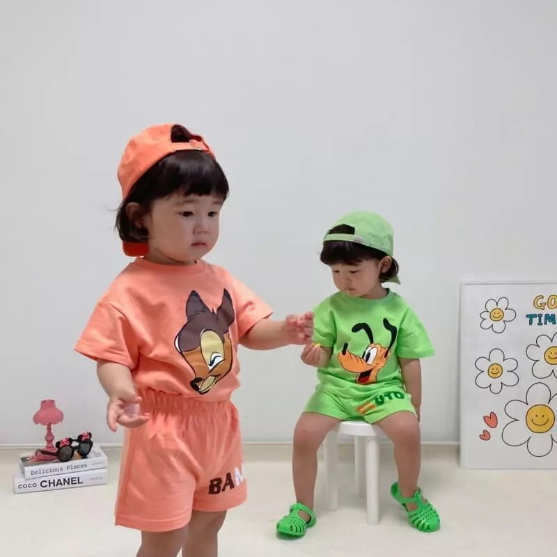 Little Rabbit - Korean Children Fashion - #discoveringself - Mickey And Friends Top Bottom Set - 11