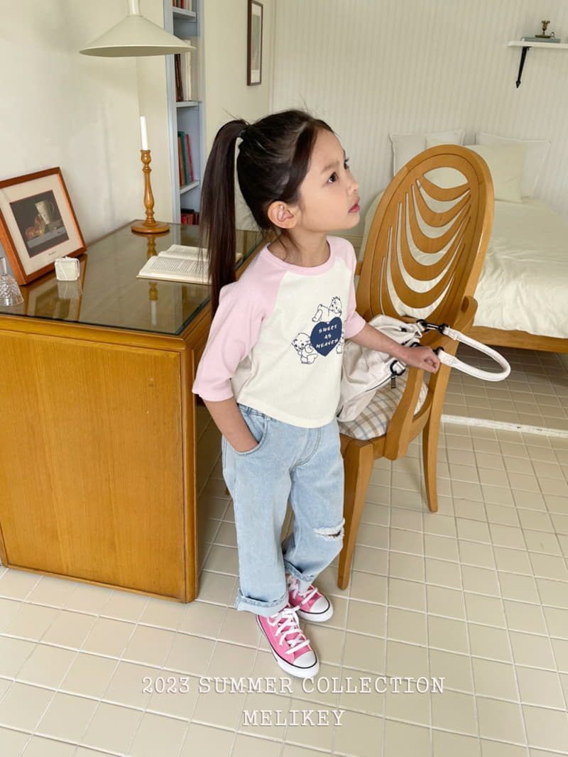 Melikey - Korean Children Fashion - #Kfashion4kids - Angel Raglan Tee - 8