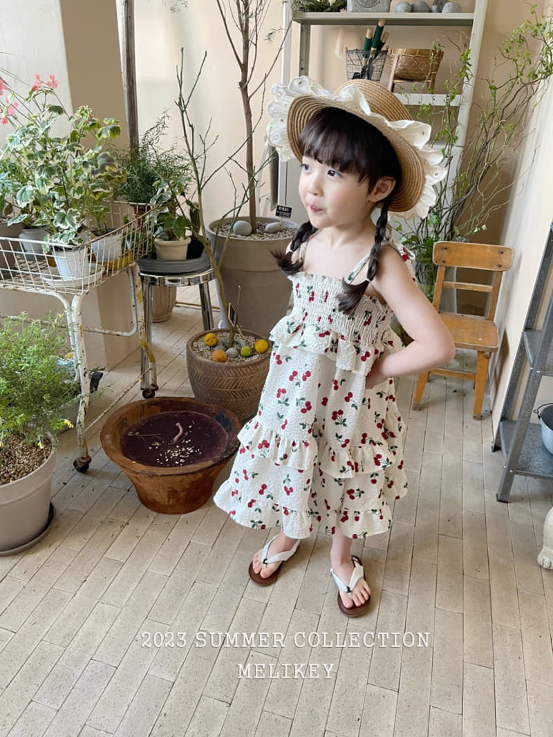 Melikey - Korean Children Fashion - #kidzfashiontrend - Smocked Cancan One-piece - 4