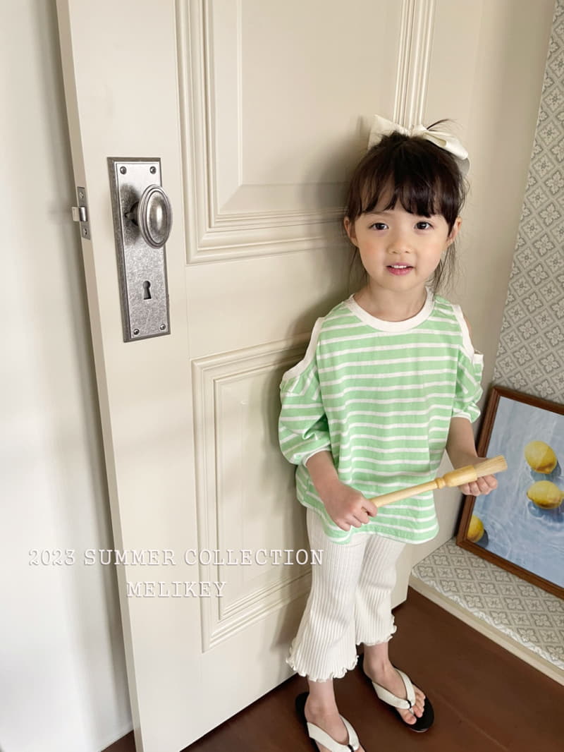 Melikey - Korean Children Fashion - #Kfashion4kids - Shoulder Slit Tee - 9