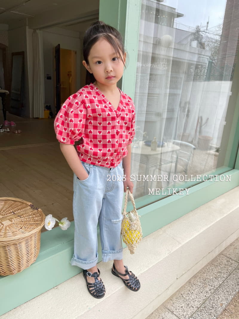 Melikey - Korean Children Fashion - #designkidswear - Heart Puff Cardigan - 12