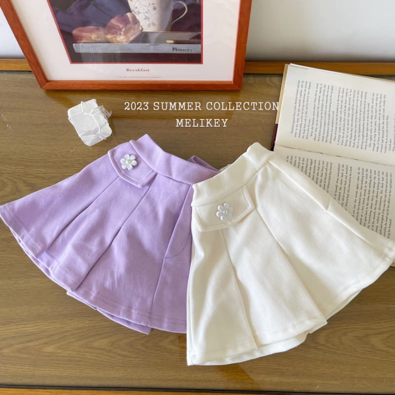 Melikey - Korean Children Fashion - #designkidswear - Bunddo Wrinkle Skirt - 7