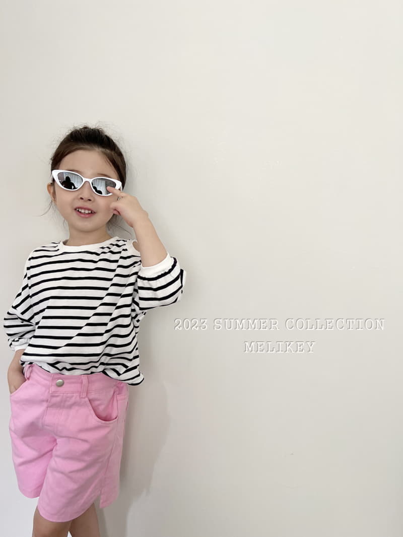 Melikey - Korean Children Fashion - #designkidswear - Shoulder Slit Tee - 3