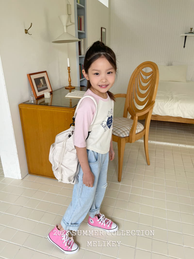 Melikey - Korean Children Fashion - #discoveringself - Angel Raglan Tee - 4