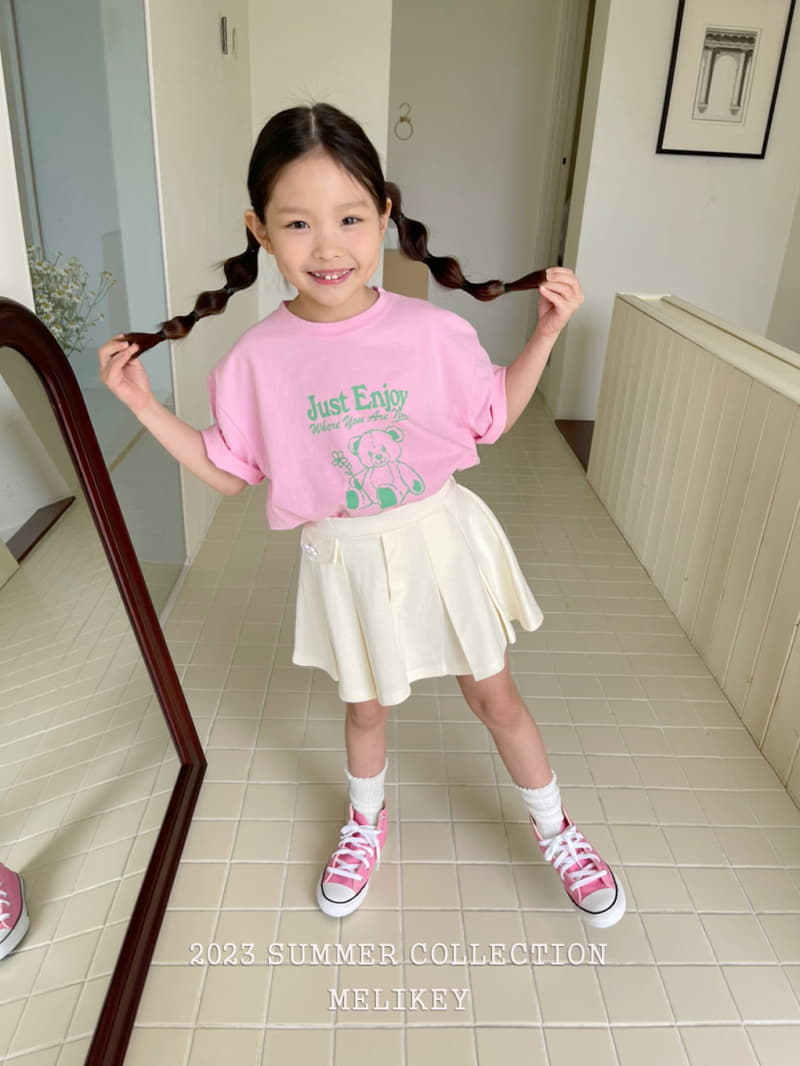 Melikey - Korean Children Fashion - #kidsshorts - Bunddo Wrinkle Skirt - 10