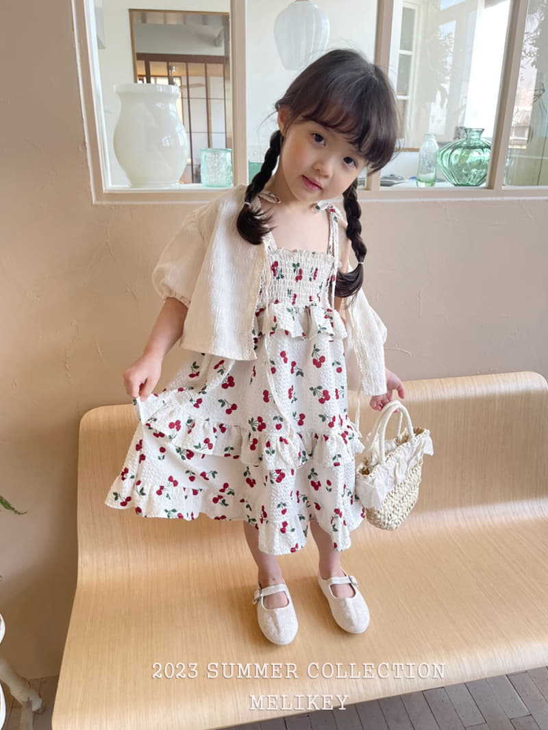 Melikey - Korean Children Fashion - #kidsstore - Smocked Cancan One-piece - 2