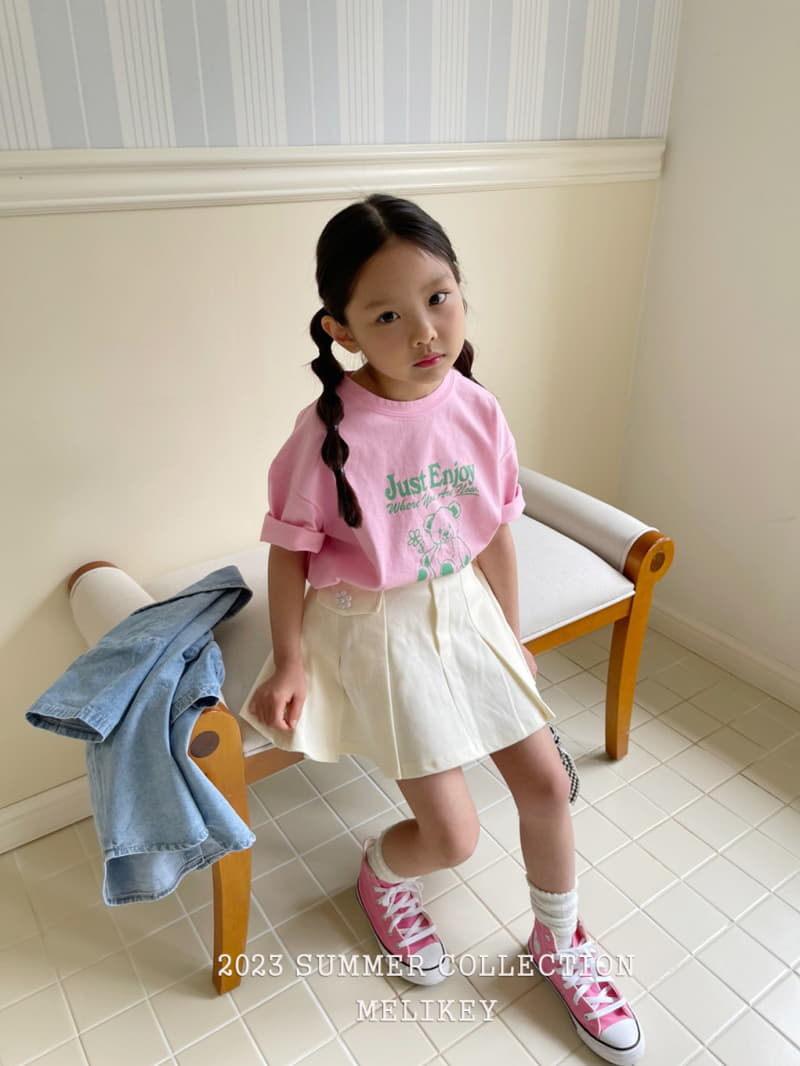 Melikey - Korean Children Fashion - #kidzfashiontrend - Bunddo Wrinkle Skirt - 12