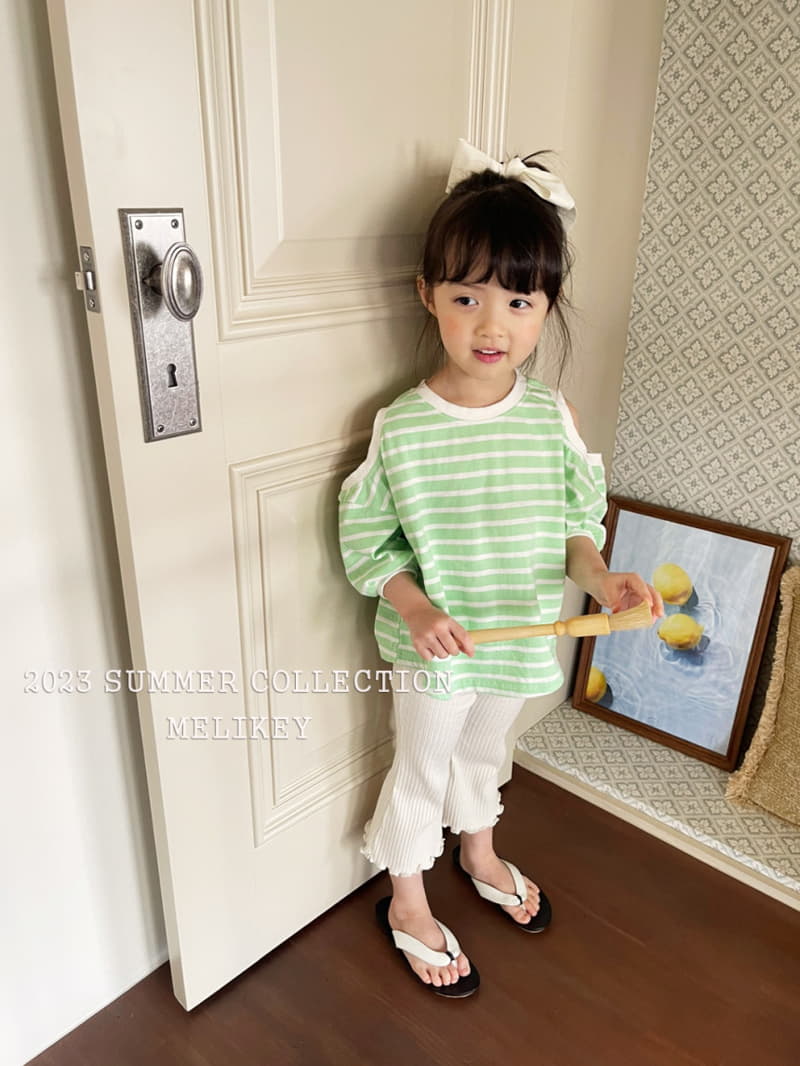 Melikey - Korean Children Fashion - #littlefashionista - Shoulder Slit Tee - 10