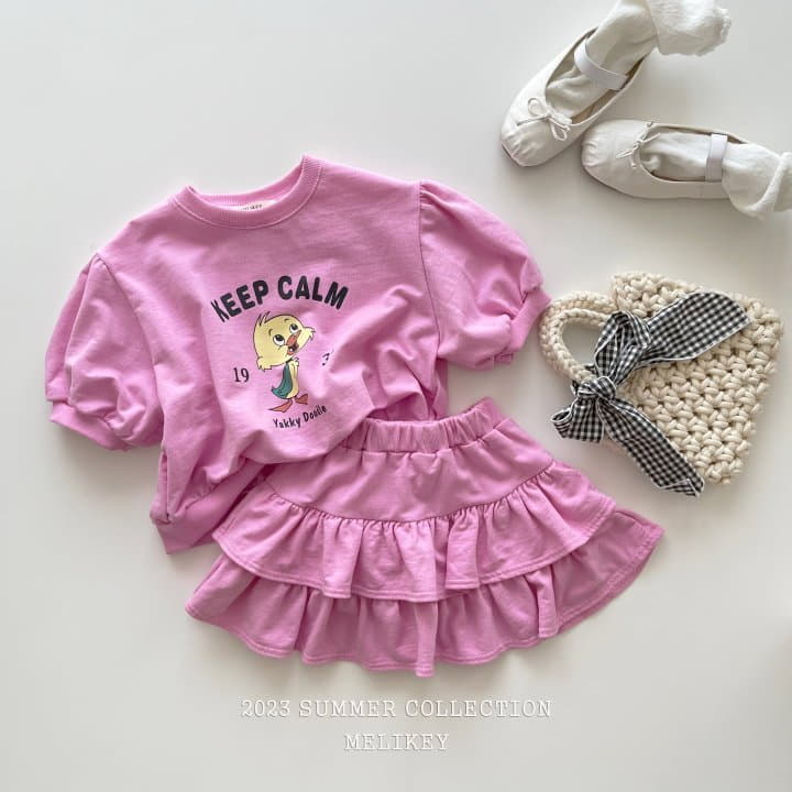 Melikey - Korean Children Fashion - #littlefashionista - Duck Cancan Top Bottom Set