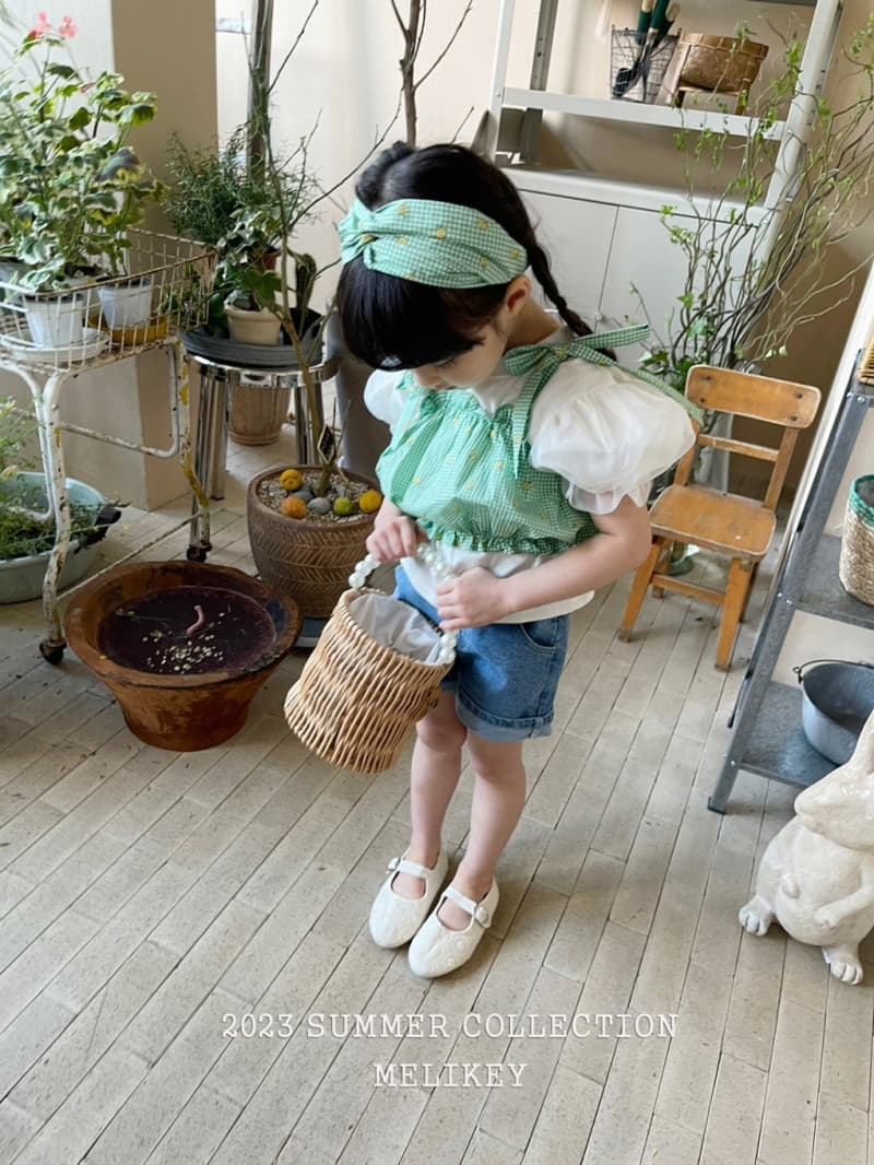 Melikey - Korean Children Fashion - #magicofchildhood - Check Tube Top - 7