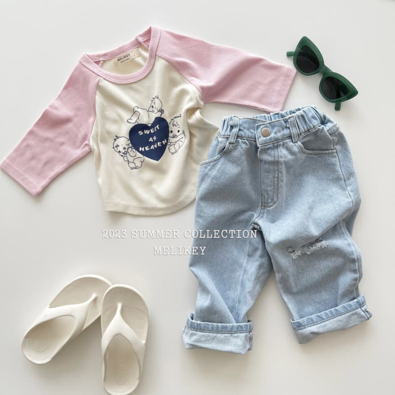 Melikey - Korean Children Fashion - #magicofchildhood - Angel Raglan Tee - 10